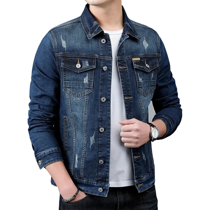 Blue Horizon Men's Denim Casual Spring Jacket