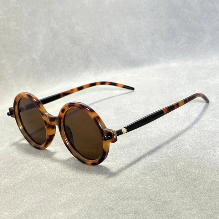 Harley Leopard Retro Sunglasses