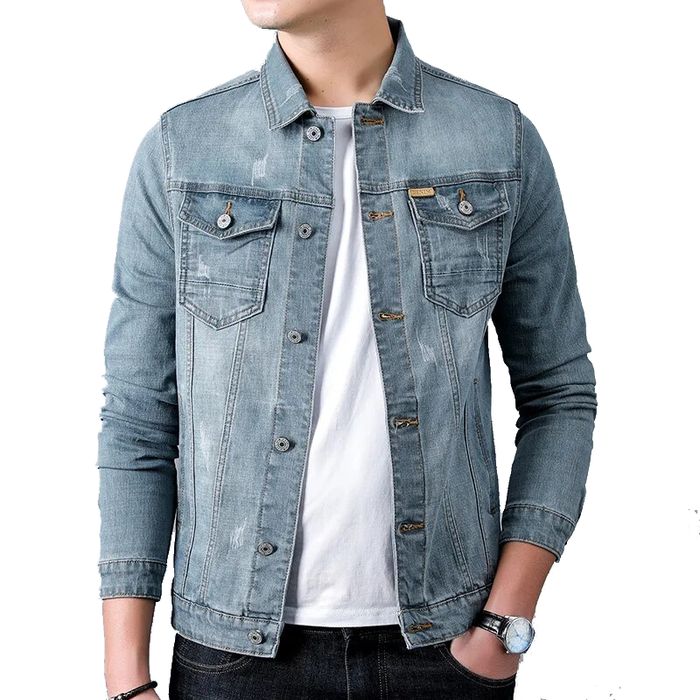 Blue Horizon Men's Denim Casual Spring Jacket