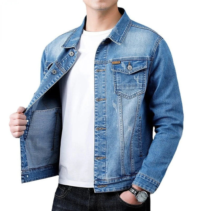 Blue Horizon Men's Denim Casual Spring Jacket