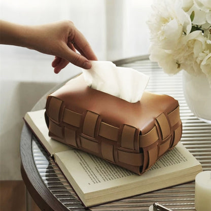 PellePura Leather Tissue Box