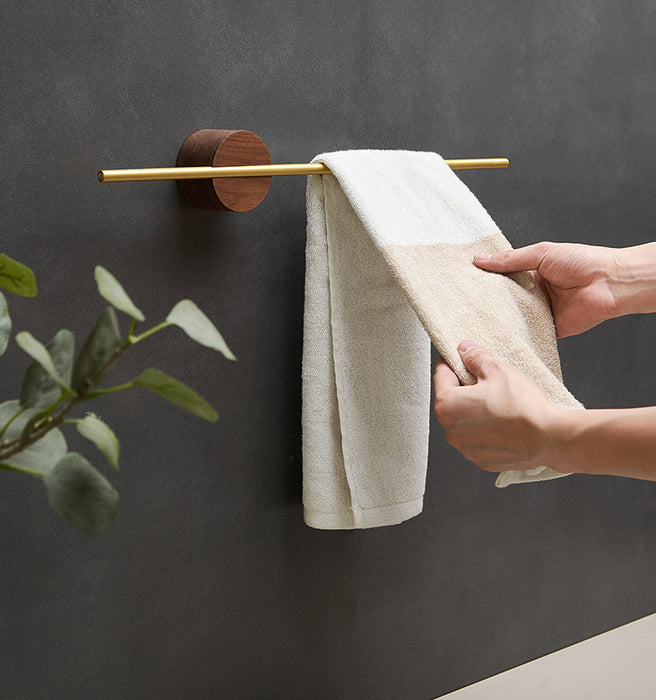 Madison Elm Sleek Bath Towel Holder